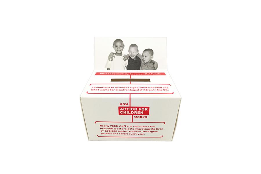 Action for Children Charity Box