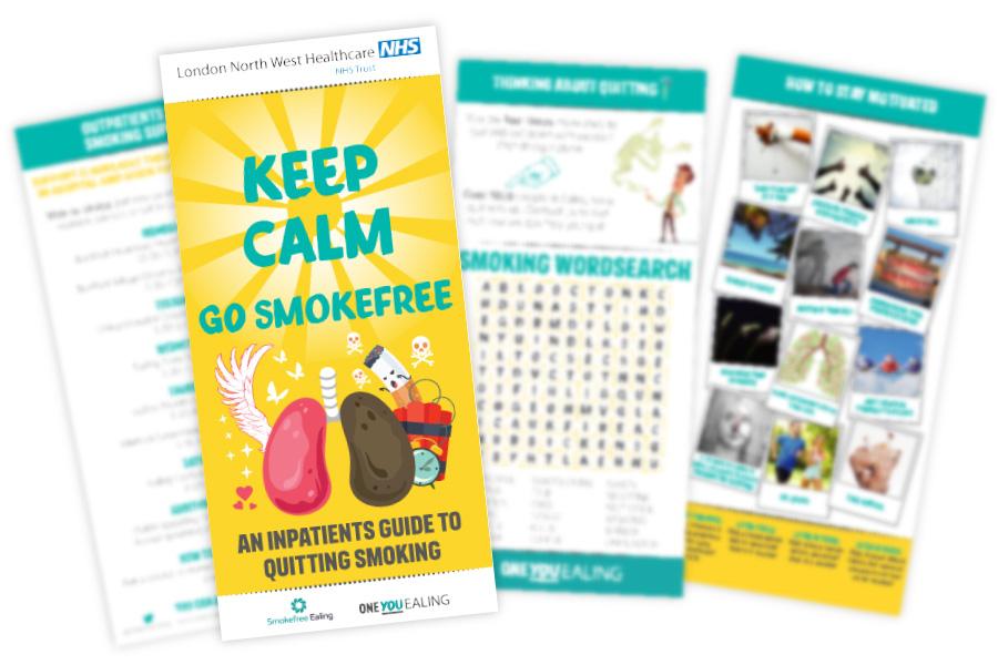 Keep Calm - Go Smokefree Leaflet