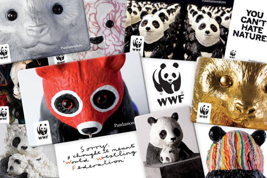 WWF Pandamonium Magnets