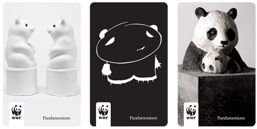 WWF Pandamonium Magnets Collection